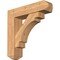 Ekena Millwork Merced Craftsman Smooth Bracket w/ Offset Brace, Western Red Cedar, 7 1/2"W x 30"D x 30"H BKT0806X30X30MRC04SWR - alternate 1
